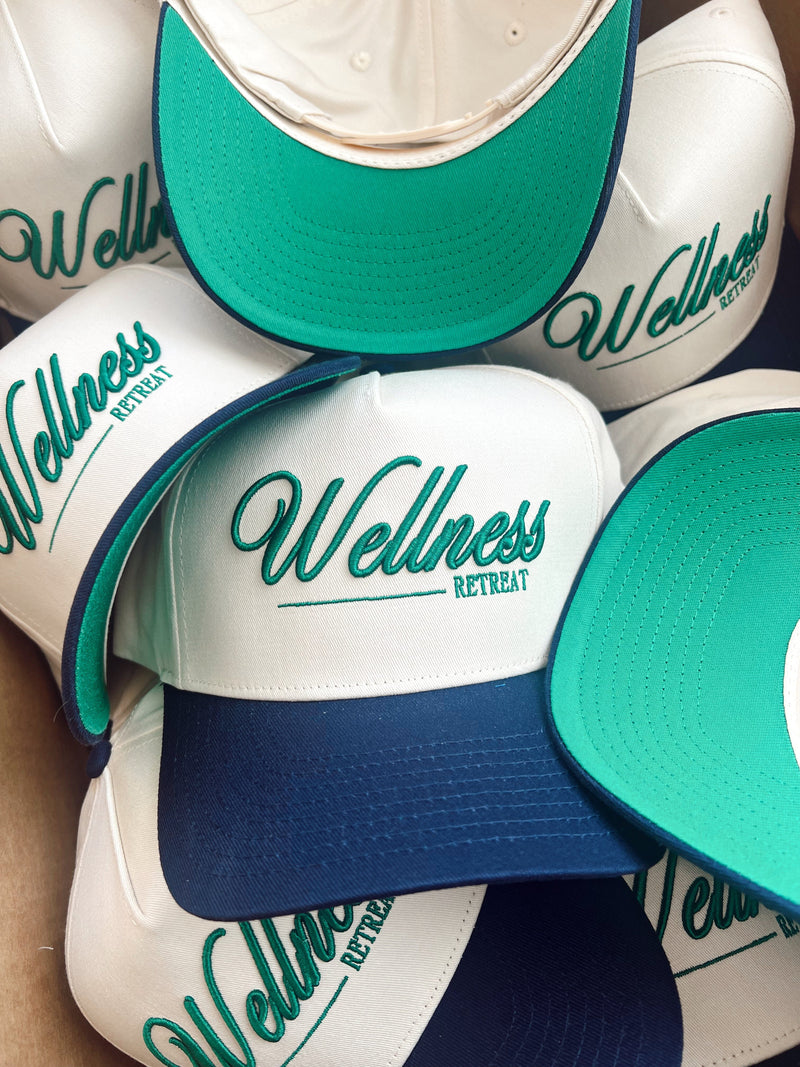 Wellness Retreat - Navy Canvas Vintage Trucker Hat