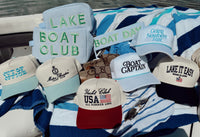 Yacht Club USA Vintage Trucker Hat