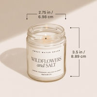 Spooky Season Soy Candle - Patterned 9 oz - Clear Jar (Cozy Season)