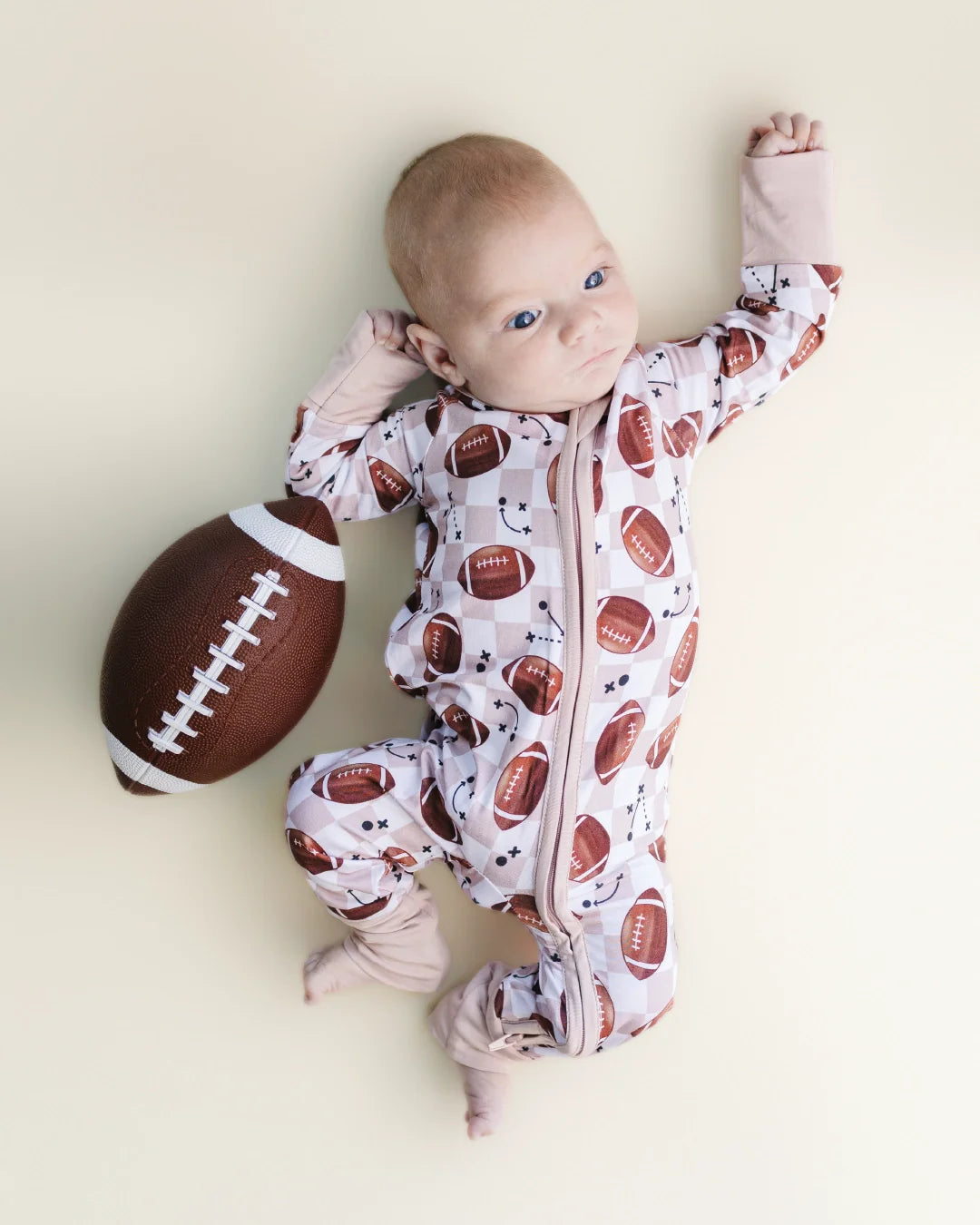 Bamboo Zip Romper | Game Day