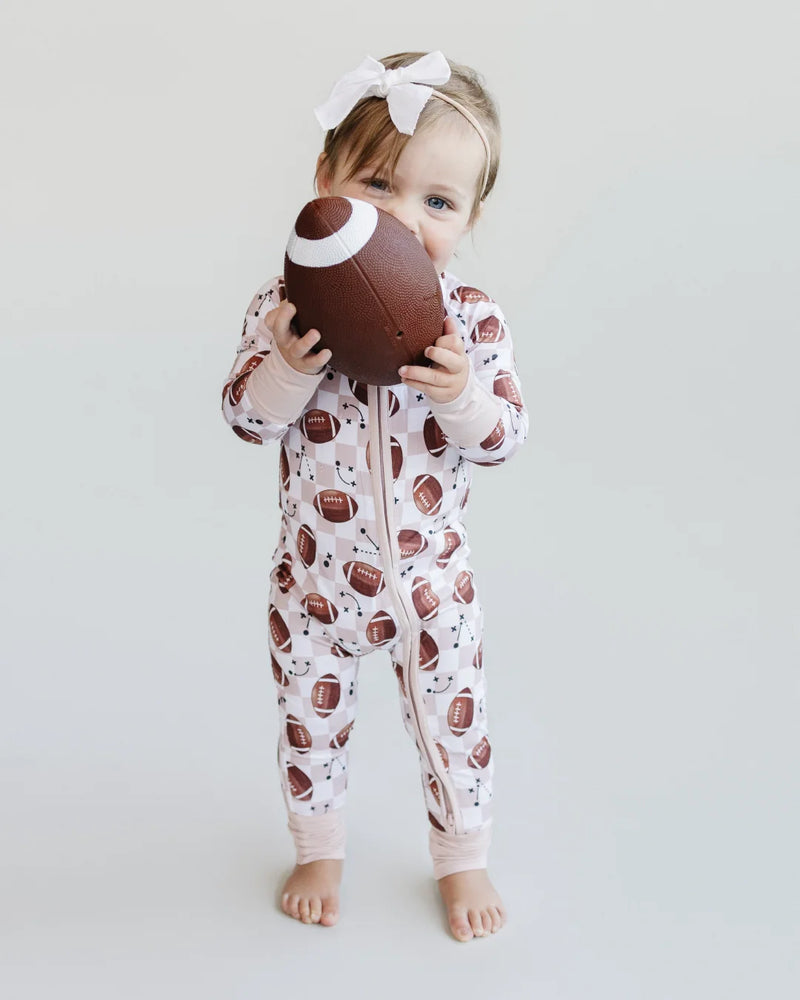 Bamboo Zip Romper | Game Day