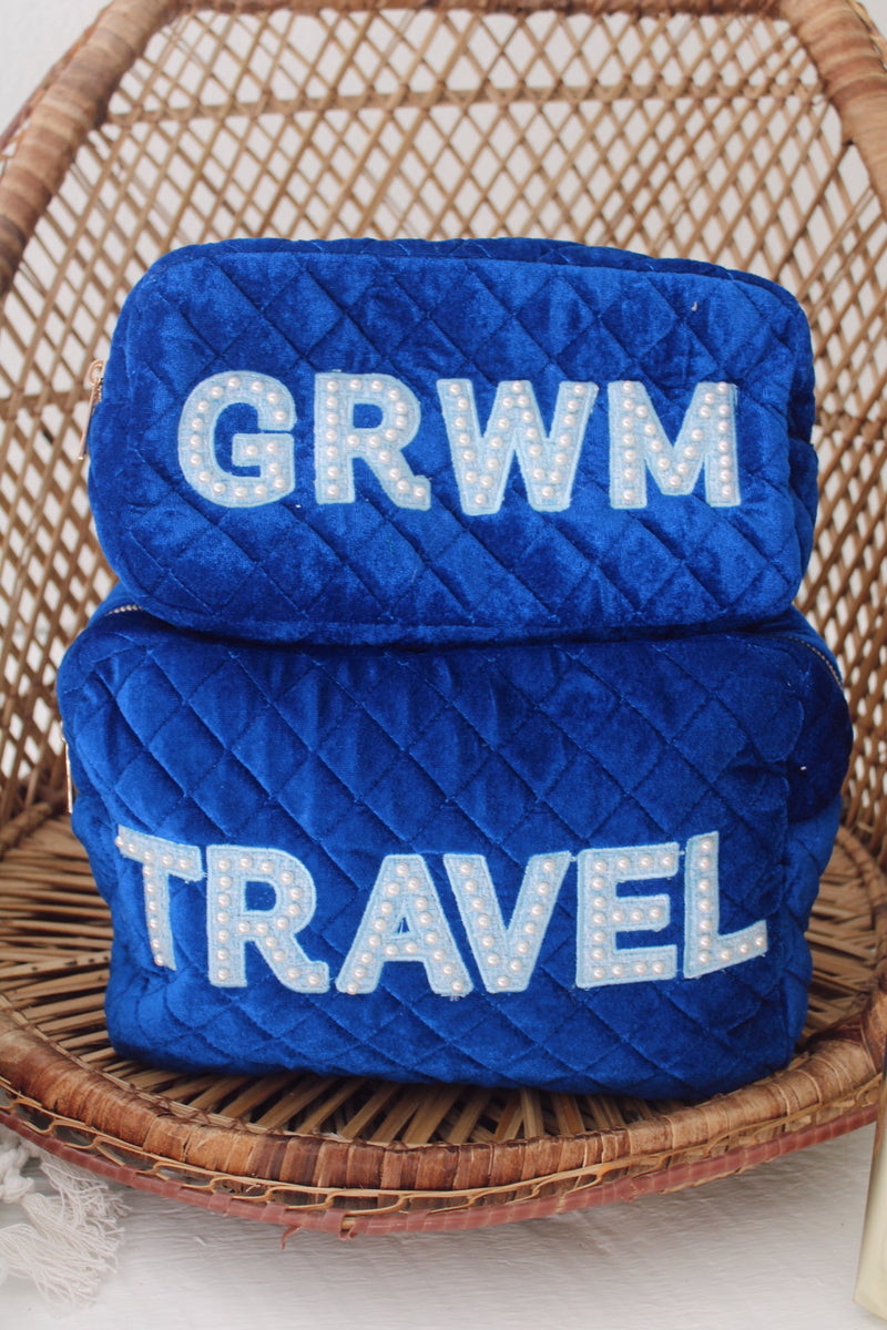 Travel - Royal Blue Velvet XL