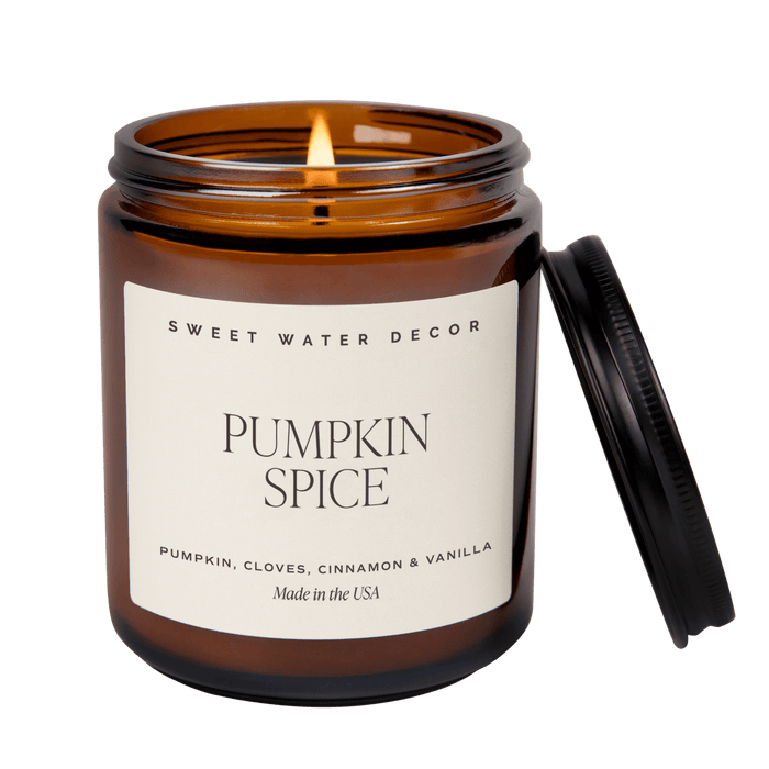 Pumpkin Spice Soy Candle | 9oz. Amber Jar