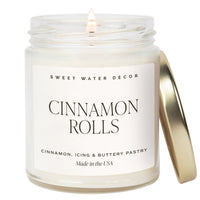 Cinnamon Rolls Soy Candle - Clear Jar - 9 oz