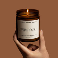 Farmhouse Soy Candle - Amber Jar - 9 oz