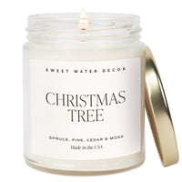 Christmas Tree Soy Candle - Clear Jar - 9 oz