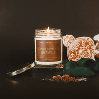 Gingerbread and Spice Soy Candle - Clear Jar - 9 oz