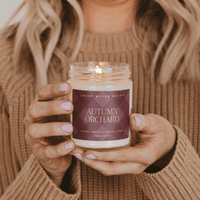 Autumn Orchard Soy Candle | 9oz. Clear Jar (Mulled Cider)