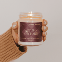 Autumn Orchard Soy Candle | 9oz. Clear Jar (Mulled Cider)