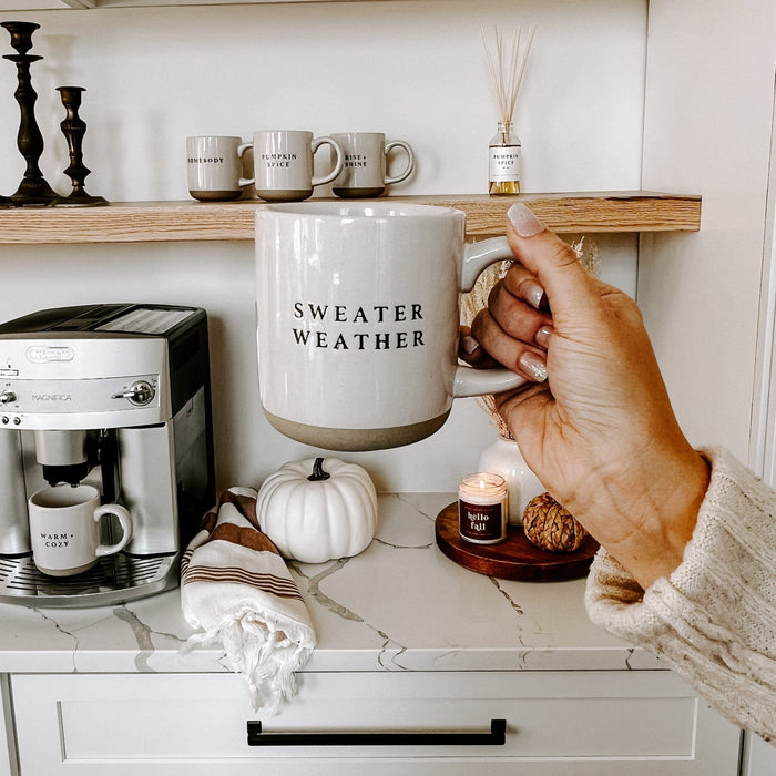 Sweater Weather Stoneware Coffee Mug