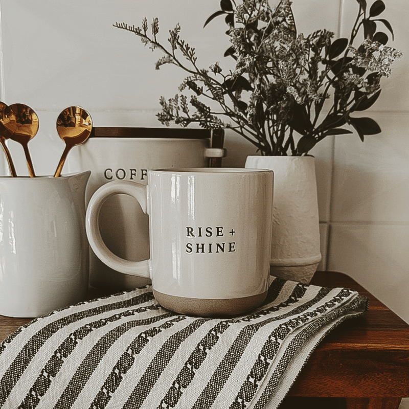 Rise and Shine 14oz. Stoneware Coffee Mug