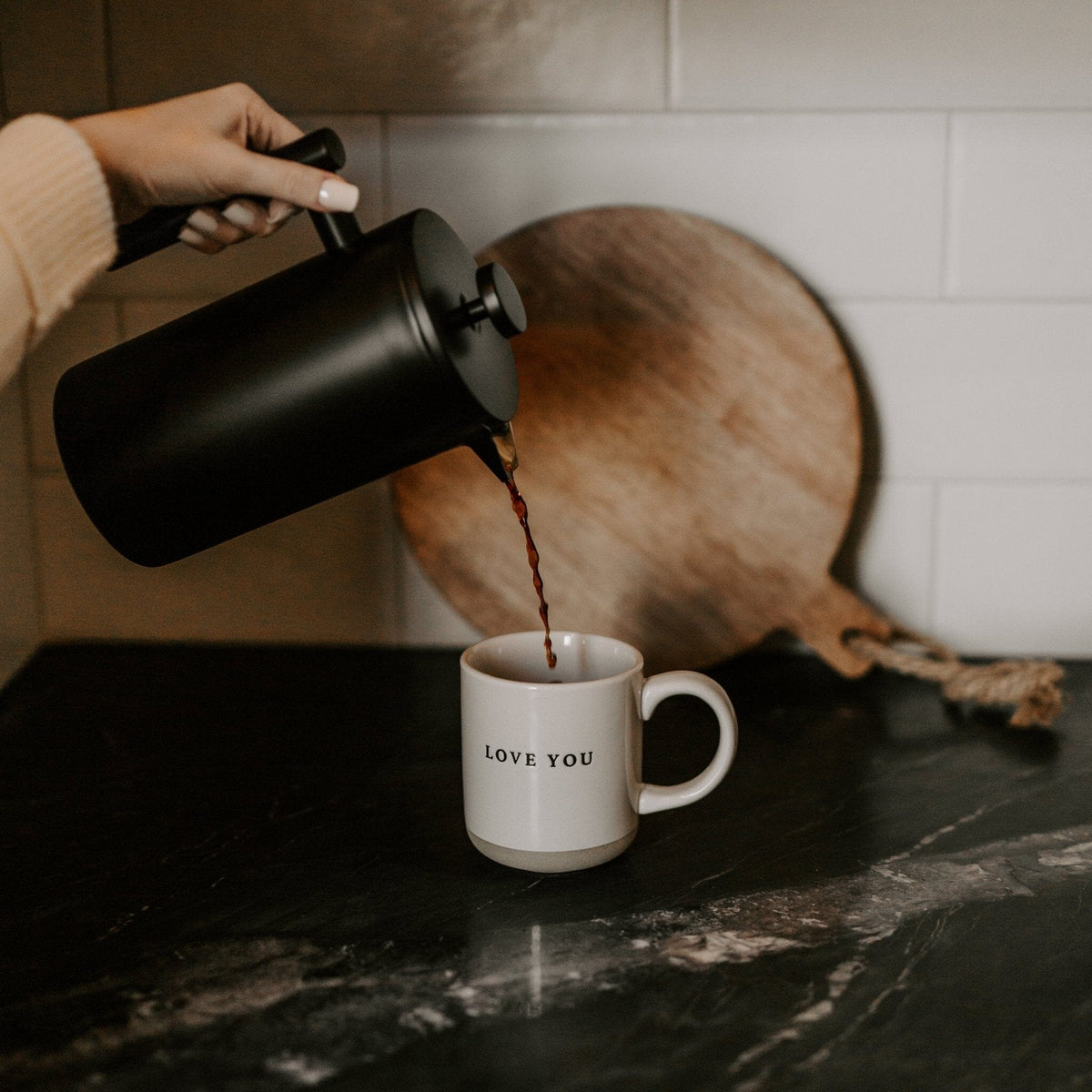 Love You 14oz. Stoneware Coffee Mug