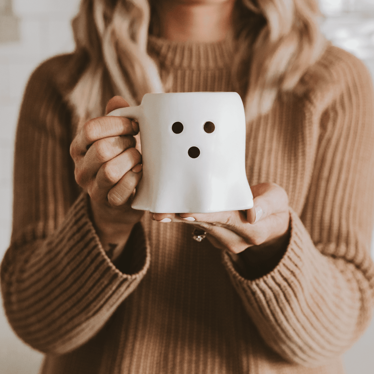 Ghost Face 12oz. Figurine Coffee Mug