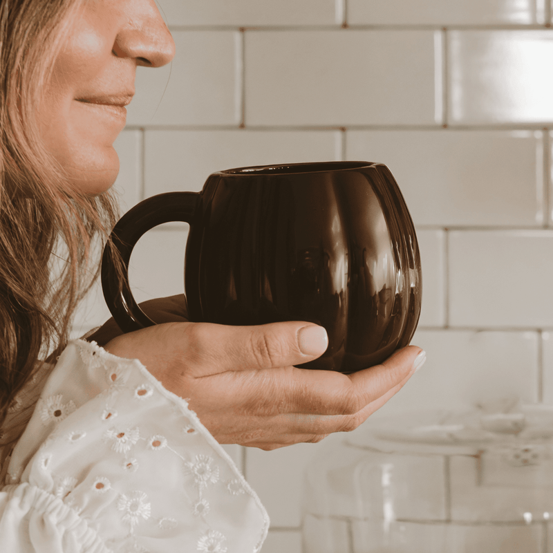 Brown Pumpkin 19oz. Figurine Coffee Mug