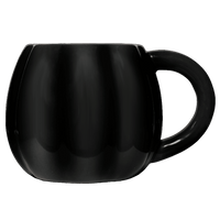 Black Pumpkin 19oz. Figurine Coffee Mug