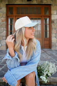 You Look Good. - Denim Vintage Trucker Hat