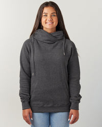 BLANK Charcoal Funnel Pullover Hood