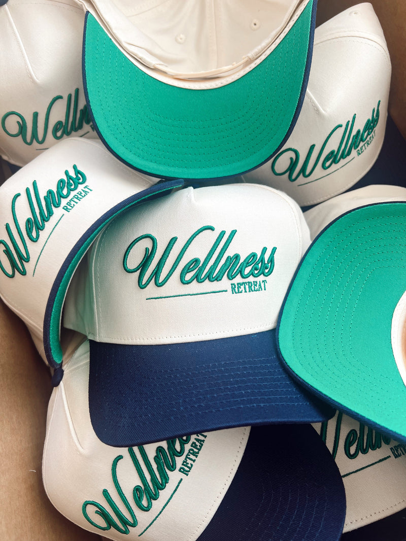 Wellness Retreat - Navy Canvas Vintage Trucker Hat