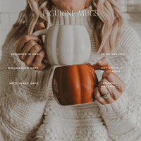 Brown Pumpkin 19oz. Figurine Coffee Mug