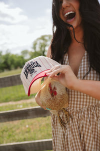 Made in America - Red Stripe Vintage Trucker Hat
