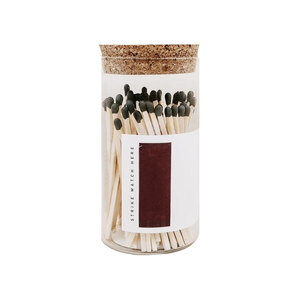 Black Tip Medium Hearth Matches - 100 Count, 4"