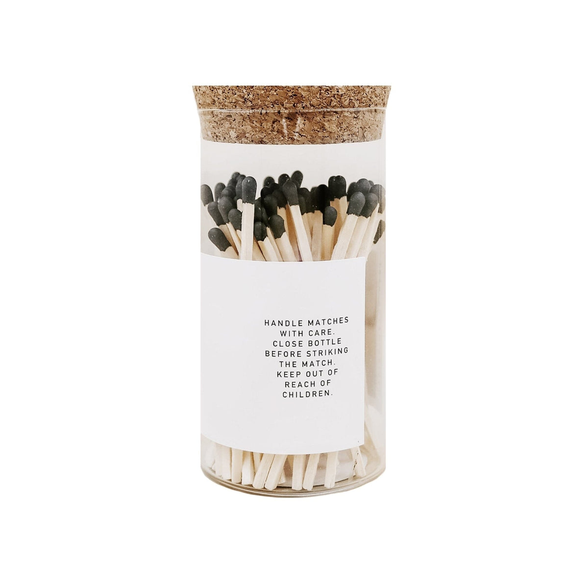 Black Tip Medium Hearth Matches - 100 Count, 4"