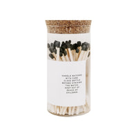 Black Tip Medium Hearth Matches - 100 Count, 4"