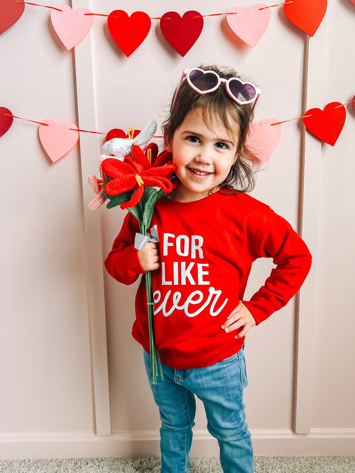 Red For Like Ever Sweatshirt