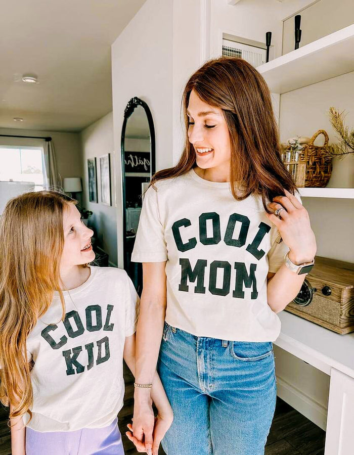 Cool Mom and Kid Top Set