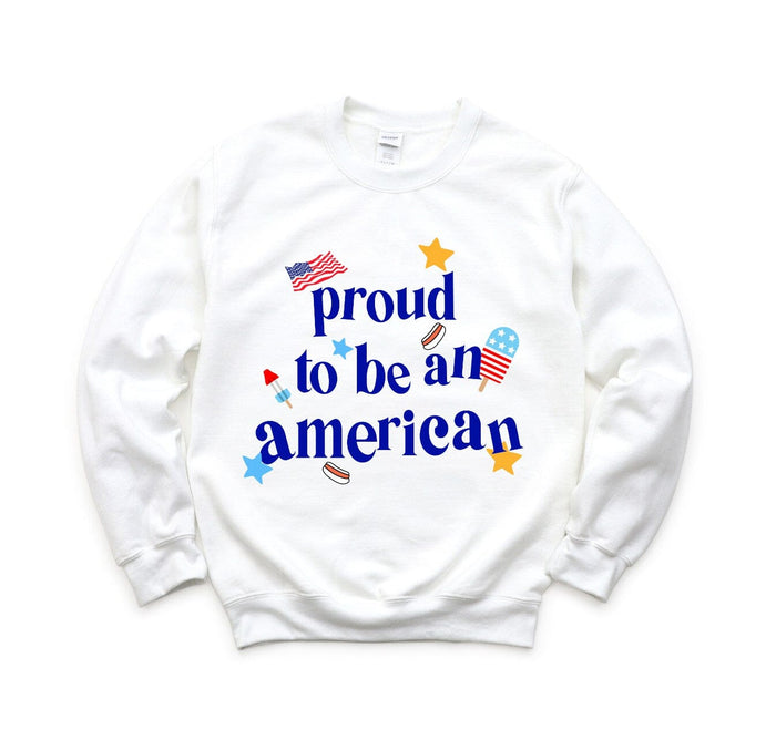 Proud to be an American Kids Pullover