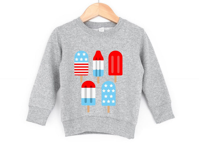 Red White and Blue Pops Pullover