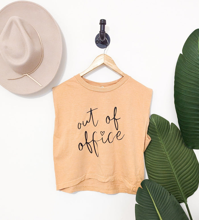 Out of Office Boxy Muscle Tee