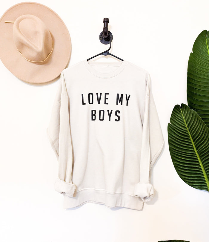 SAMPLE Love My Boys Pullover XL