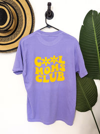 Purple Cool Moms Club Tee