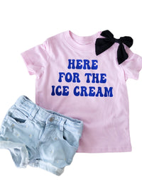 SAMPLE Here For The Ice Cream Tees