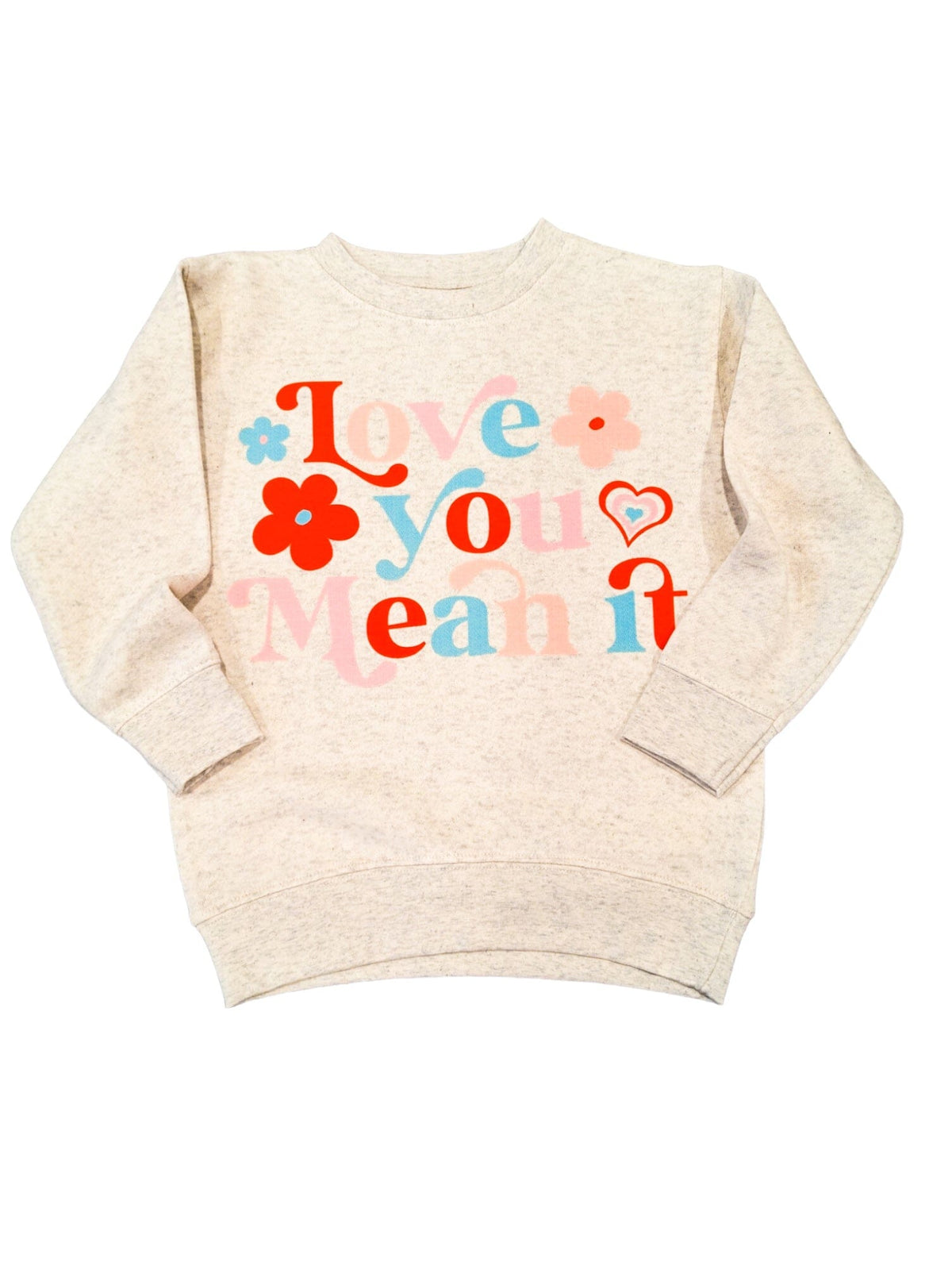 SAMPLE Love You Mean It Toddler Sweater