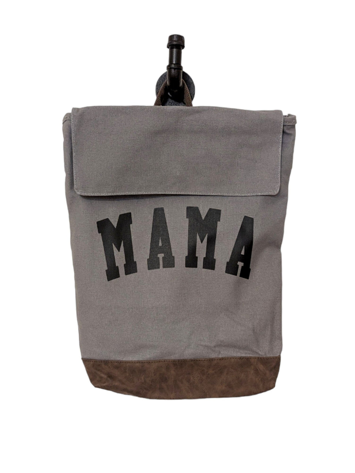 Mama Canvas Leather Backpack