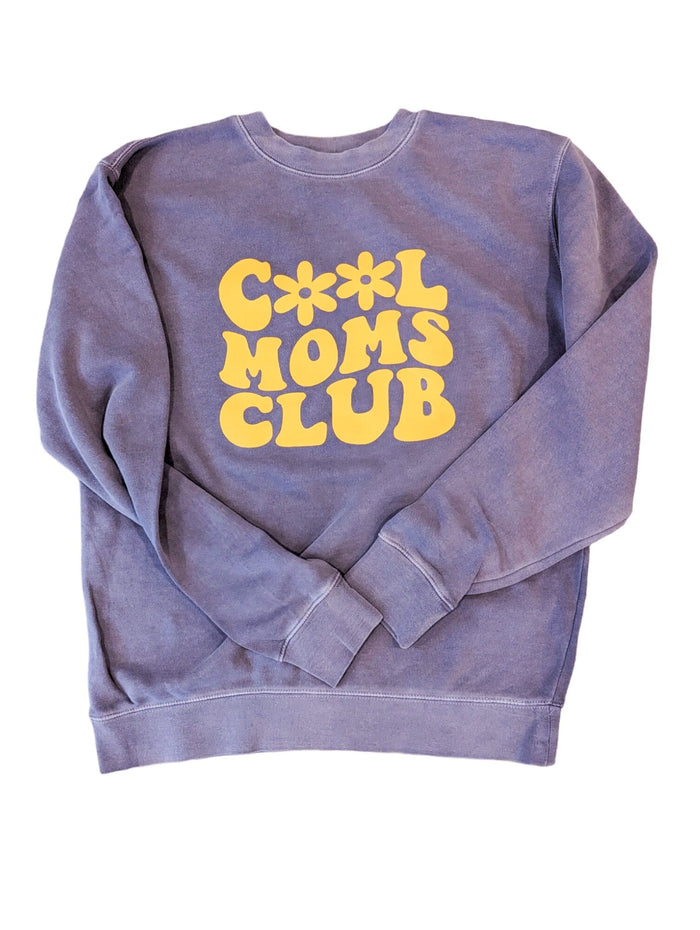 Purple Cool Moms Club Pullover