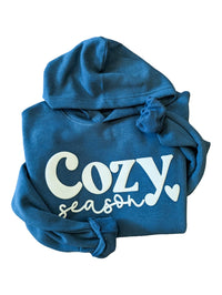 Blue Cozy Season Hoodie
