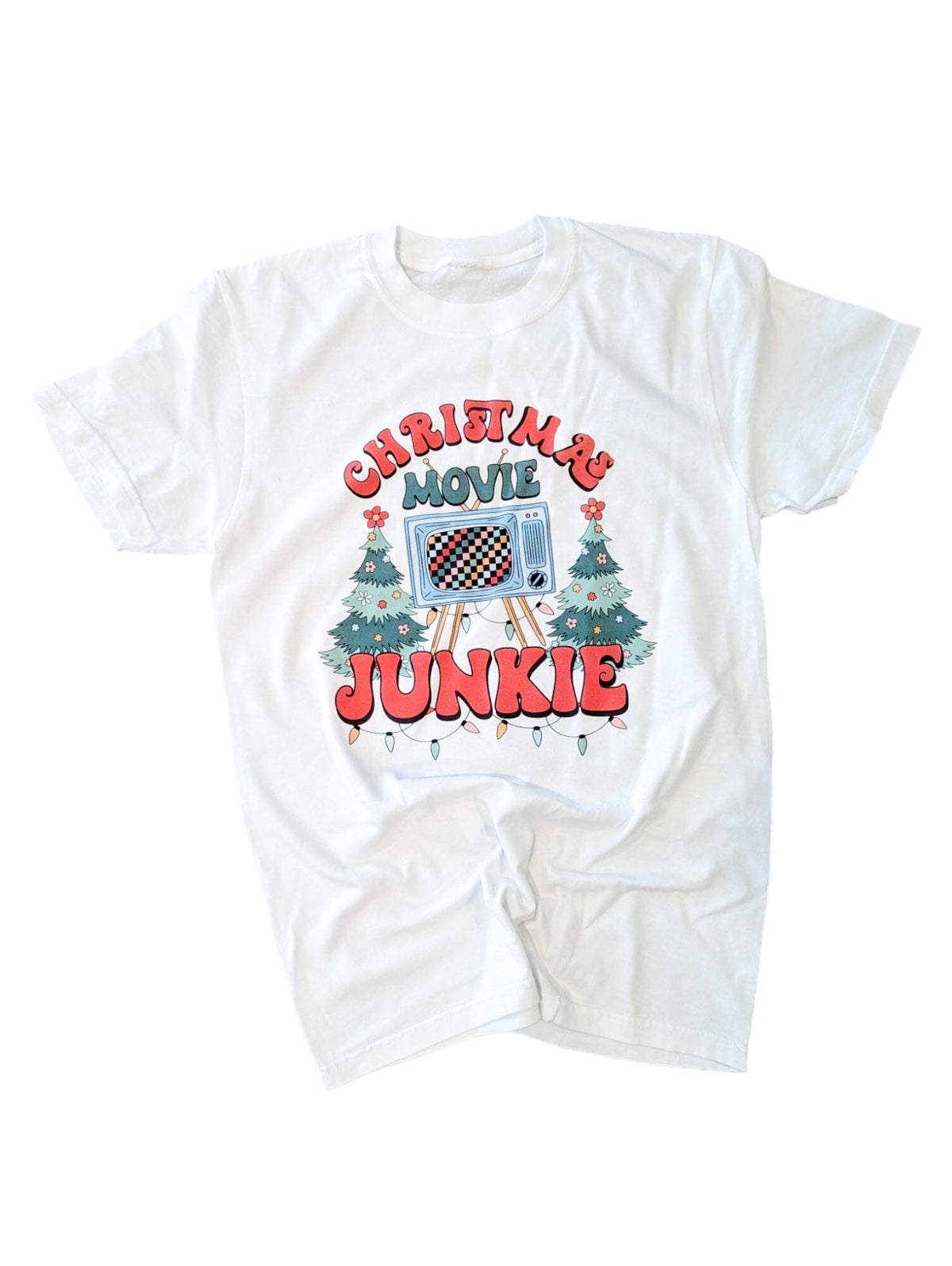 SAMPLE Christmas Movie Junkie Comfort Tee S