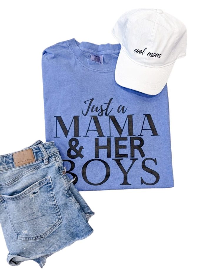 Just a Mama and her Boys Comfort tee