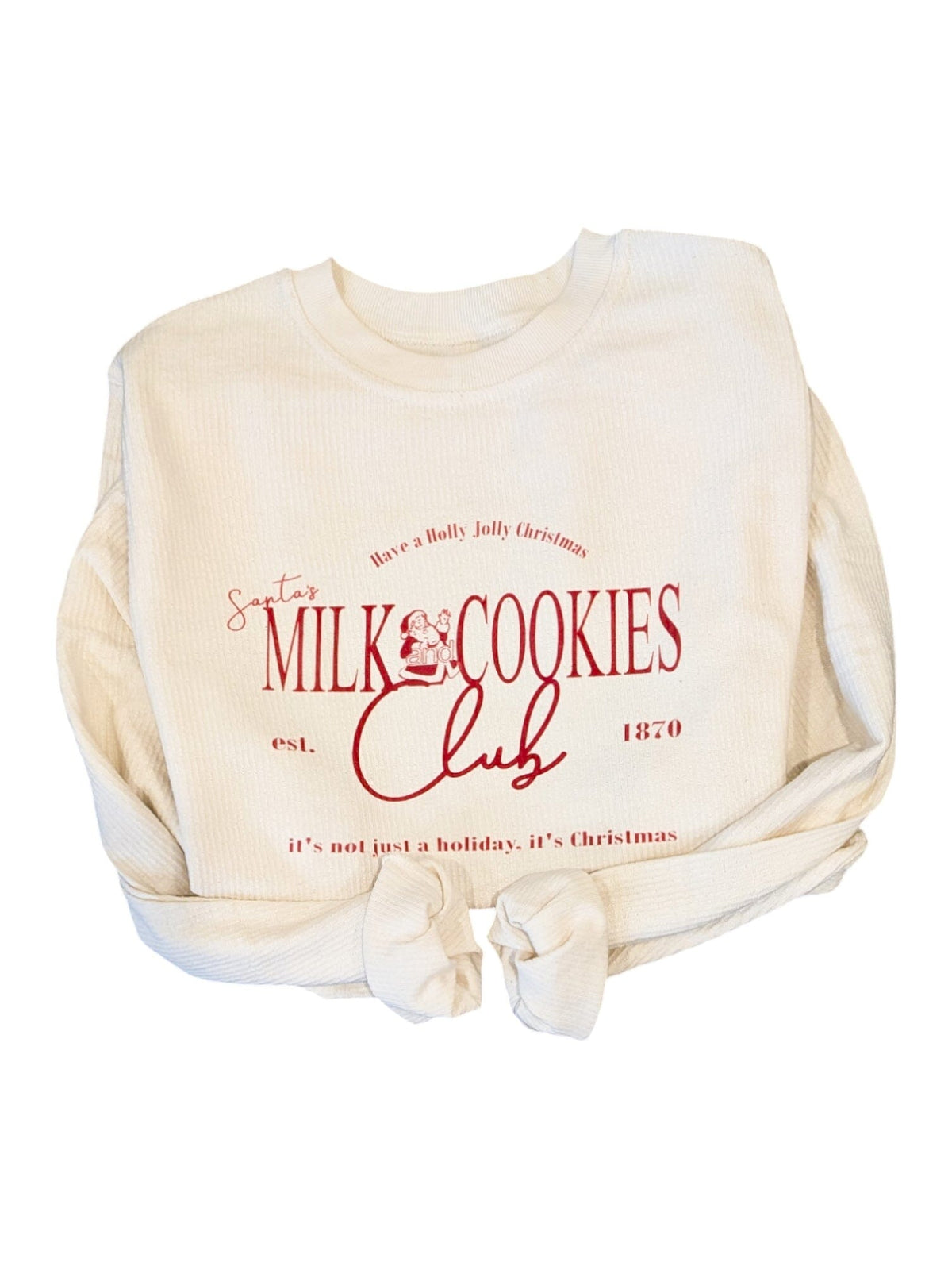 Santa's Milk and Cookies Club Cord