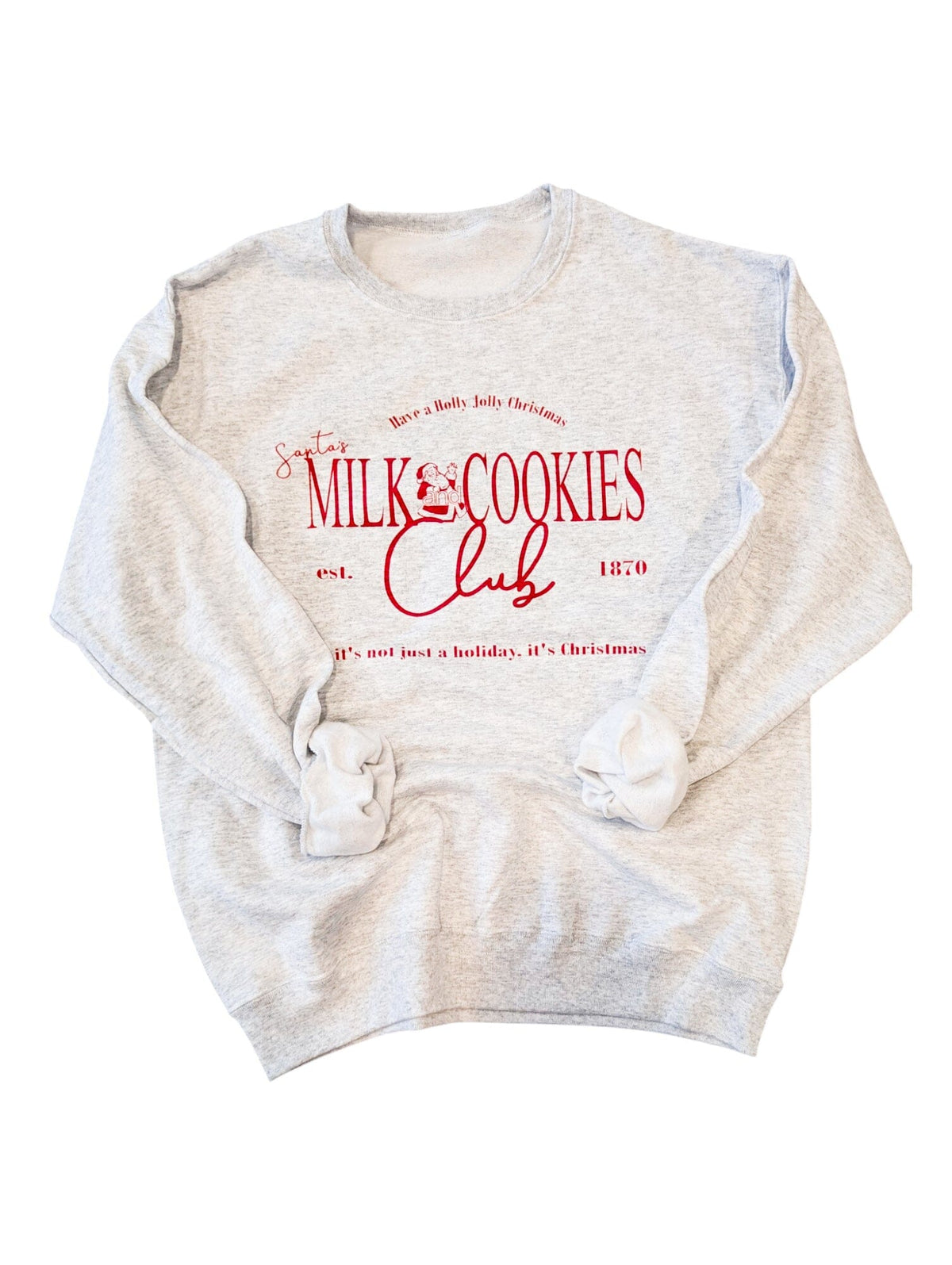 Santa's Milk and Cookies Club Pullover