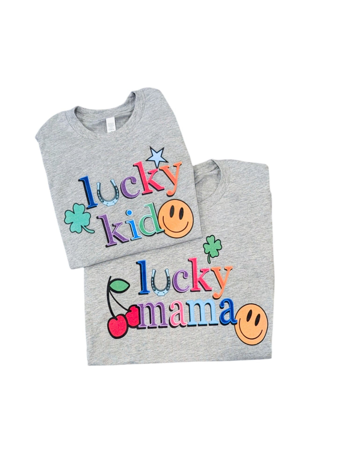 Lucky Mama and Kid Smiley Set