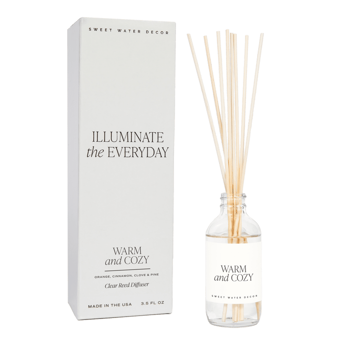 Warm and Cozy Clear Reed Diffuser