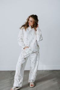 Marble Wide Leg Pant by Lily & Lottie