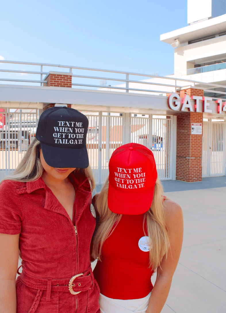 Text me Tailgate Trucker Hat