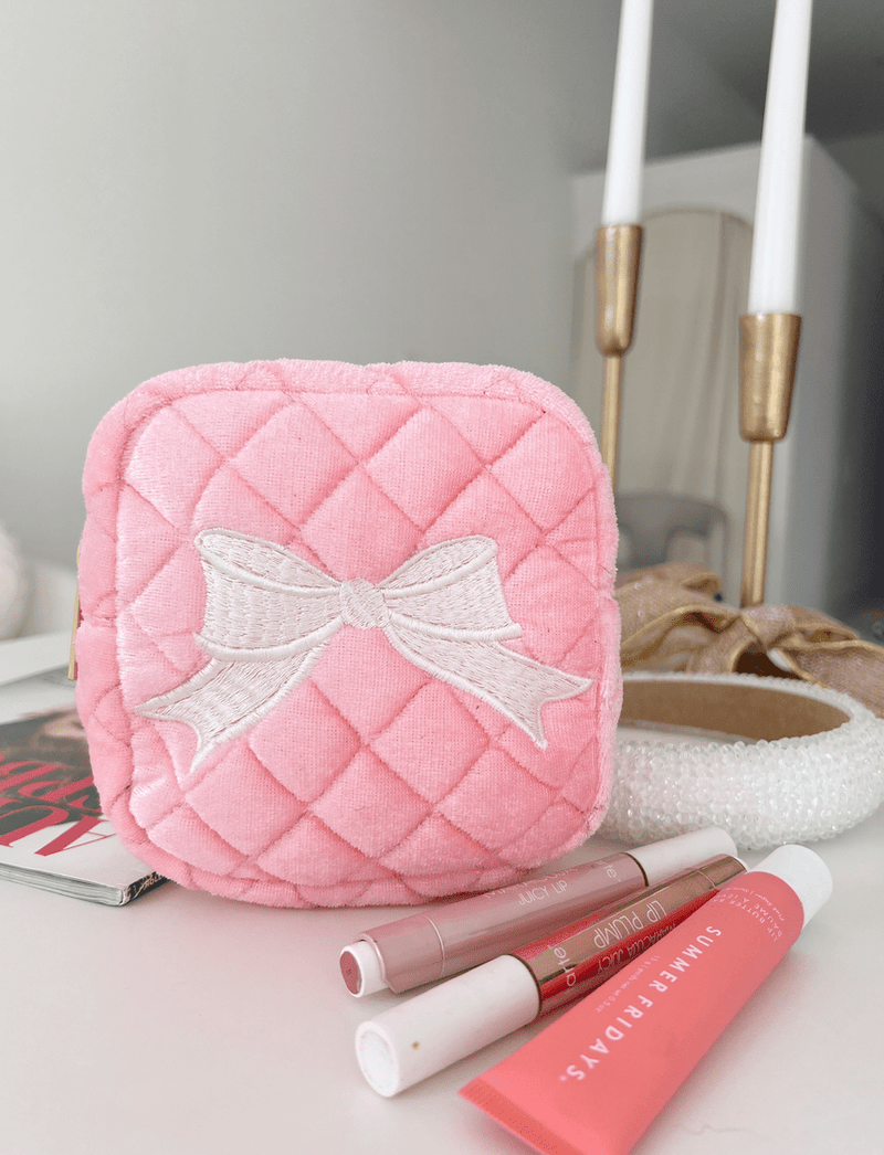 Bow Mini - Pink Velvet