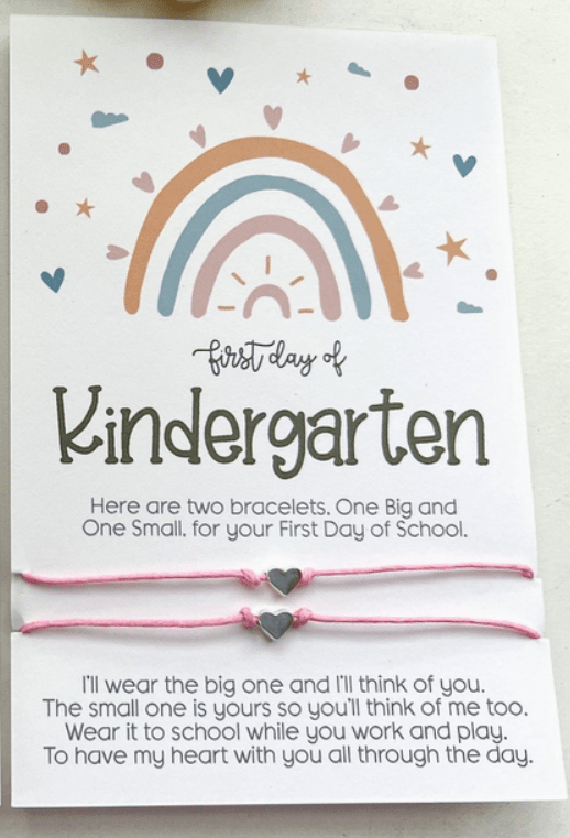 First Day of Kindergarten Bracelets