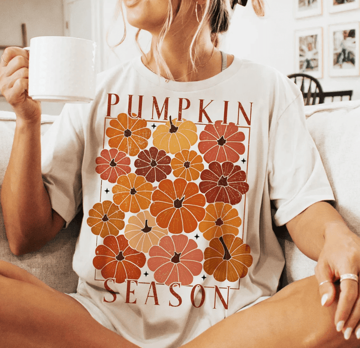 Pumpkin Collage Comfort Tee